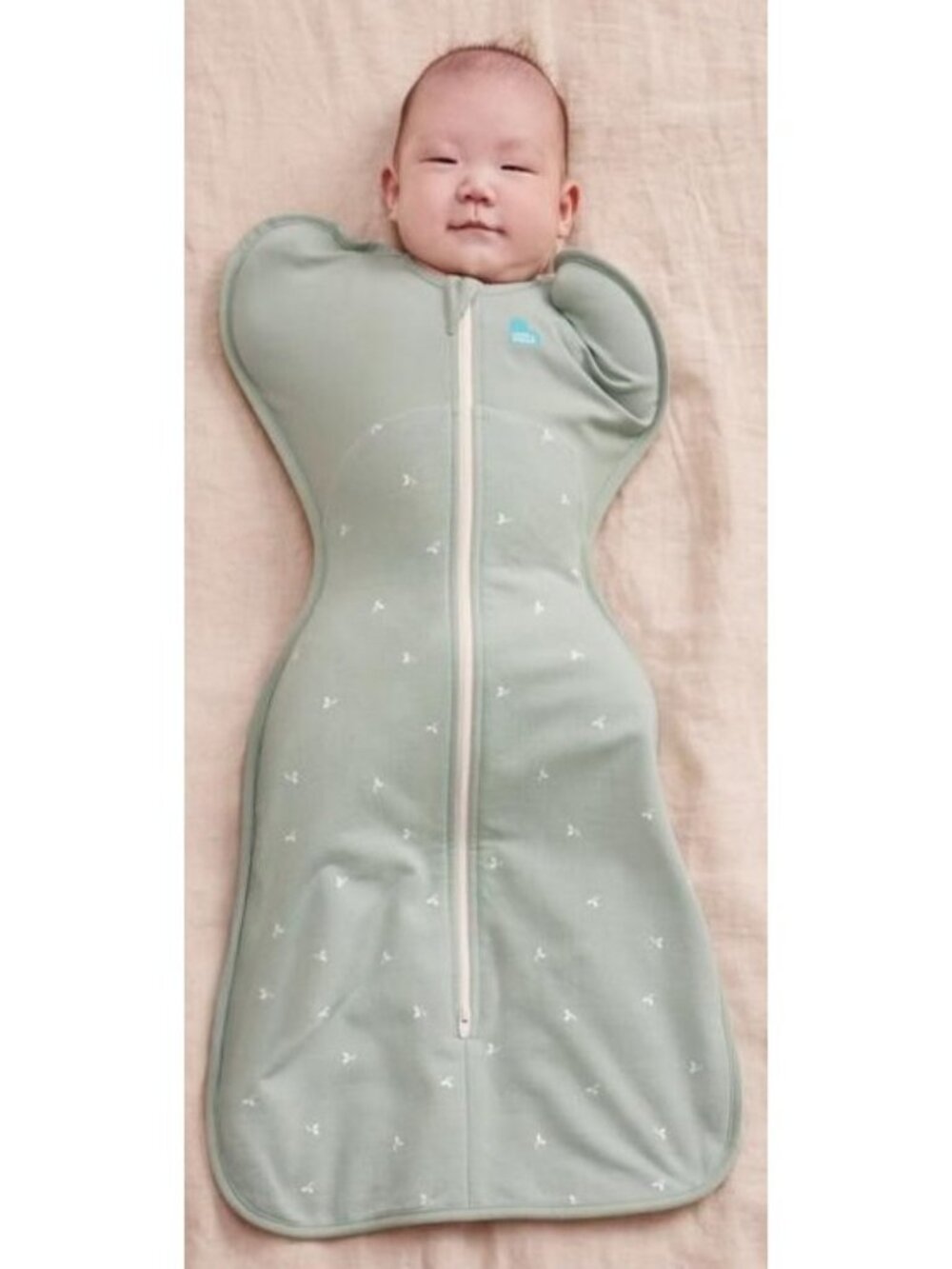Love To Dream Swaddle Up Stage 1 Medium Sleep Sack Cotton Fleece 13-19lbs Olive